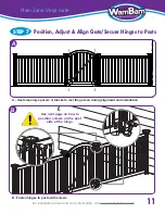 Preview for 12 page of WamBam Plain Jane Vinyl Gate Manual