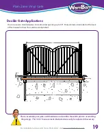 Preview for 20 page of WamBam Plain Jane Vinyl Gate Manual