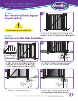 Preview for 28 page of WamBam Plain Jane Vinyl Gate Manual