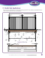 Preview for 3 page of WamBam Slim Jim Aluminum Gate Quick Start Manual