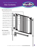 Preview for 4 page of WamBam Slim Jim Aluminum Gate Quick Start Manual