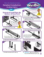 Preview for 6 page of WamBam Slim Jim Aluminum Gate Quick Start Manual