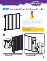 Preview for 9 page of WamBam Slim Jim Aluminum Gate Quick Start Manual