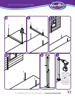 Preview for 12 page of WamBam Slim Jim Aluminum Gate Quick Start Manual