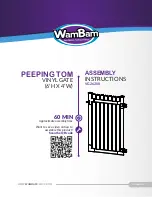 WamBam VG26200 Assembly Instructions Manual preview