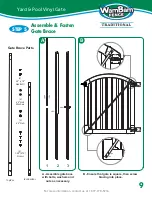 Preview for 10 page of WamBam Yard & Pool Vinyl Gate Quick Start Manual