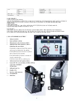 Preview for 3 page of WAMETA PLASMA 40 PFC Instruction Manual