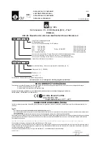 Предварительный просмотр 22 страницы WAMGROUP OLI MVE Installation, Operation And Maintenance Manual