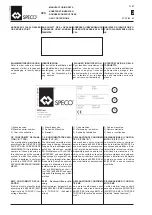 Preview for 4 page of WAMGROUP SPECO CPS 200 Installation, Operation And Maintanance