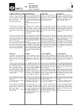 Preview for 17 page of WAMGROUP SPECO CPS 200 Installation, Operation And Maintanance