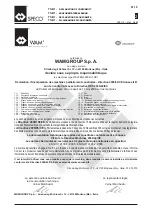 Предварительный просмотр 125 страницы WAMGROUP SPECO WASTEMASTER TSB1 Series Manual