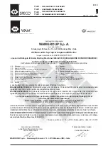 Предварительный просмотр 126 страницы WAMGROUP SPECO WASTEMASTER TSB1 Series Manual