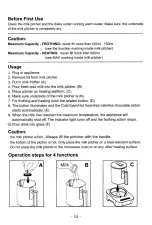 Предварительный просмотр 5 страницы Wamife TF101 Instruction Manual