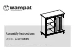 Wampat A-SCT0891W Assembly Instructions Manual предпросмотр