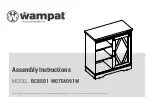 Wampat BC8501 Assembly Instructions Manual предпросмотр