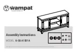 Wampat K-QUA1501A Assembly Instructions Manual предпросмотр