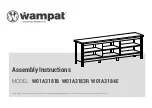 Wampat W01A3181B Assembly Instructions Manual предпросмотр