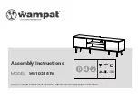 Предварительный просмотр 1 страницы Wampat W01B3181W Assembly Instructions Manual