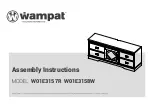 Предварительный просмотр 1 страницы Wampat W01E3157R Assembly Instructions Manual