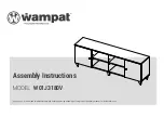 Предварительный просмотр 1 страницы Wampat W01J3180V Assembly Instructions Manual