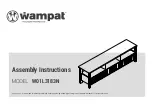 Предварительный просмотр 1 страницы Wampat W01L3183N Assembly Instructions Manual