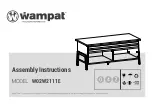 Предварительный просмотр 1 страницы Wampat W02W2111E Assembly Instructions Manual