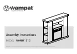 Wampat W04H4121G Assembly Instructions Manual предпросмотр