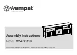 Wampat W04L3181N Assembly Instructions Manual предпросмотр