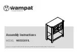 Wampat W05D3091L Assembly Instructions Manual предпросмотр