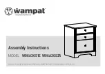 Wampat W06A3051E Assembly Instructions Manual предпросмотр