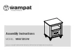 Предварительный просмотр 1 страницы Wampat W06F3052W Assembly Instructions Manual