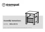 Предварительный просмотр 1 страницы Wampat W06L3051N Assembly Instructions Manual