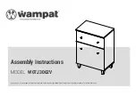 Wampat W07J3062V Assembly Instructions Manual предпросмотр