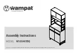 Wampat W10S4070Q Assembly Instructions Manual предпросмотр