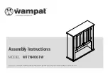 Wampat W17N4061W Assembly Instructions Manual предпросмотр