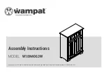 Wampat W18N4063W Assembly Instructions Manual preview