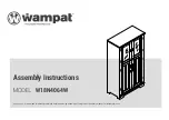 Предварительный просмотр 1 страницы Wampat W18N4064W Assembly Instructions Manual