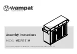 Предварительный просмотр 1 страницы Wampat W22F5121W Assembly Instructions Manual