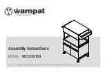 Предварительный просмотр 1 страницы Wampat W22S3070Q Assembly Instructions Manual