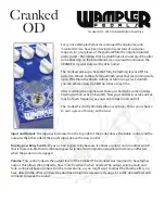 Wampler Cranked OD User Manual предпросмотр