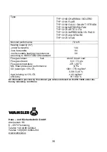 Предварительный просмотр 35 страницы Wamsler 101 60 User Instruction