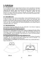 Предварительный просмотр 12 страницы Wamsler 108 80 VISION User Instruction