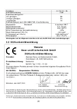 Preview for 20 page of Wamsler 111 50 User Instruction