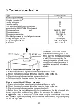 Preview for 37 page of Wamsler 111 50 User Instruction