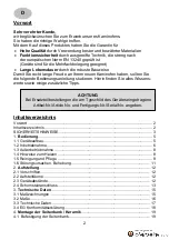 Preview for 2 page of Wamsler 11181 RIVA User Instruction