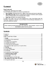 Preview for 20 page of Wamsler 11181 RIVA User Instruction