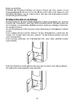 Предварительный просмотр 14 страницы Wamsler 113 91 ICON User Instruction