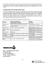 Предварительный просмотр 29 страницы Wamsler 188 22 User Instruction