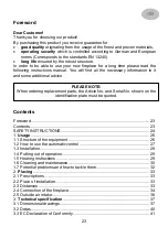 Preview for 23 page of Wamsler APSA ASA WSA User Instruction