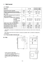 Preview for 91 page of Wamsler K 118 Instructions For Installation And Use Manual